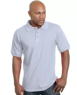 1000 Bayside Adult Cotton Pique Polo in Ash
