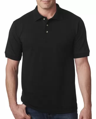 1000 Bayside Adult Cotton Pique Polo in Black