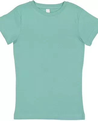 2616 LA T Girls' Fine Jersey Longer Length T-Shirt SALTWATER