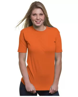 2905 Bayside Adult Union Made Cotton Tee in Bright orange