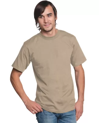 2905 Bayside Adult Union Made Cotton Tee in Sand