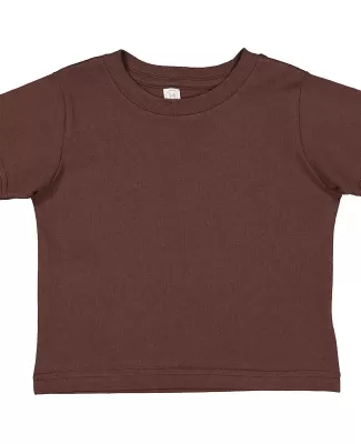 3301T Rabbit Skins Toddler Cotton T-Shirt in Brown