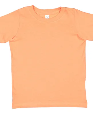 3321 Rabbit Skins Toddler Fine Jersey T-Shirt in Papaya