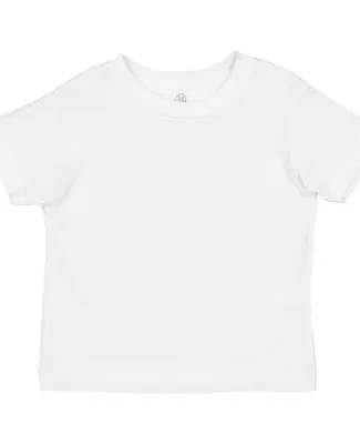 3321 Rabbit Skins Toddler Fine Jersey T-Shirt in White