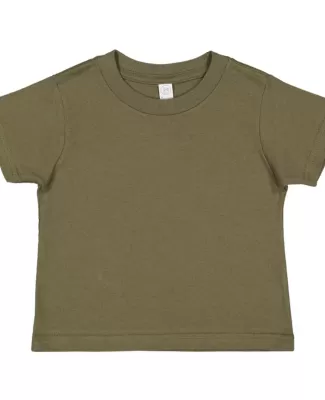 3322 Rabbit Skins Infant Fine Jersey T-Shirt in Military green