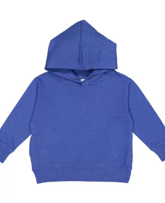 3326 Rabbit Skins Toddler Hooded Sweatshirt with P in Vintage royal