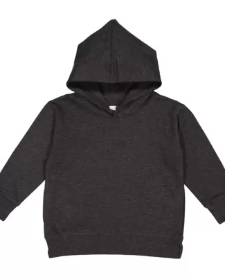 3326 Rabbit Skins Toddler Hooded Sweatshirt with P in Vintage smoke