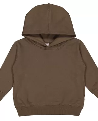 3326 Rabbit Skins Toddler Hooded Sweatshirt with P in Military green