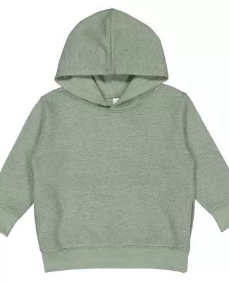 3326 Rabbit Skins Toddler Hooded Sweatshirt with P in Bamboo blackout