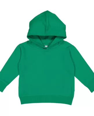3326 Rabbit Skins Toddler Hooded Sweatshirt with P in Kelly