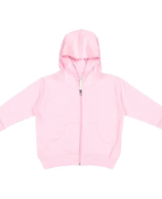 3346 Rabbit Skins Toddler Fleece Zip Hoodie in Pink