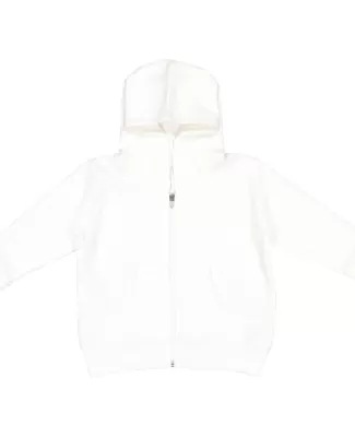 3346 Rabbit Skins Toddler Fleece Zip Hoodie in White