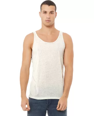 BELLA+CANVAS 3480 Unisex Cotton Tank Top in Oatmeal triblend
