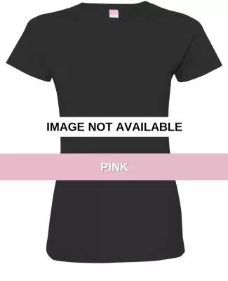 3516 LA T Ladies Longer Length T-Shirt PINK