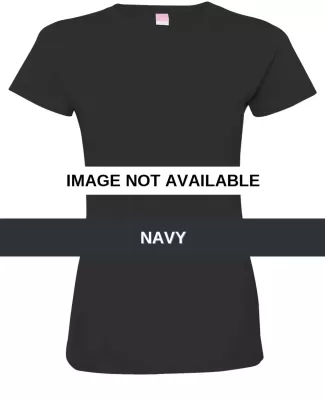 3516 LA T Ladies Longer Length T-Shirt NAVY