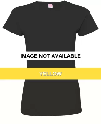 3516 LA T Ladies Longer Length T-Shirt YELLOW