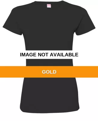 3516 LA T Ladies Longer Length T-Shirt GOLD