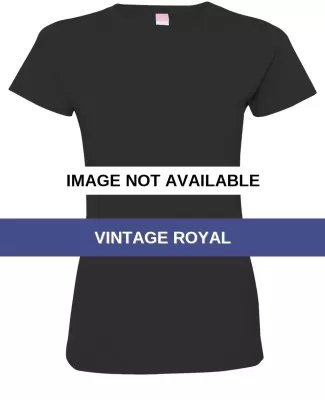 3516 LA T Ladies Longer Length T-Shirt VINTAGE ROYAL