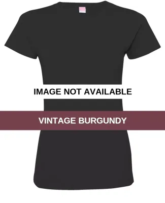 3516 LA T Ladies Longer Length T-Shirt VINTAGE BURGUNDY