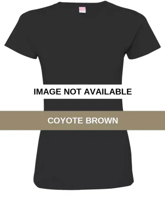 3516 LA T Ladies Longer Length T-Shirt COYOTE BROWN