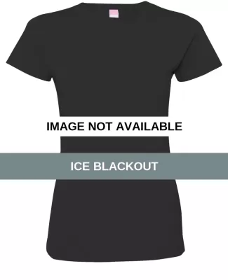 3516 LA T Ladies Longer Length T-Shirt ICE BLACKOUT