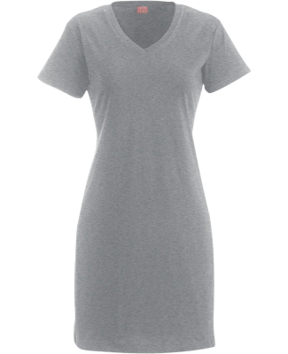 3522 LA T Ladies T-Shirt Dress in Heather