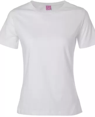 3580 LA T Ladies' Combed Ring-Spun T-Shirt WHITE