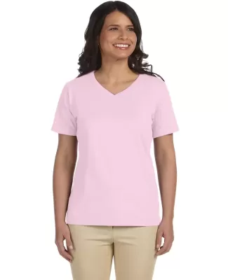 3587 LA T Ladies' V-Neck T-Shirt PINK