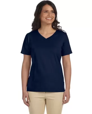 3587 LA T Ladies' V-Neck T-Shirt NAVY