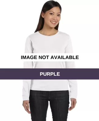 3588 LA T Ladies' Long-Sleeve T-Shirt PURPLE