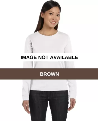 3588 LA T Ladies' Long-Sleeve T-Shirt BROWN