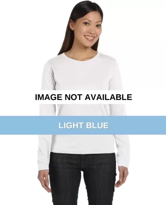 3588 LA T Ladies' Long-Sleeve T-Shirt LIGHT BLUE