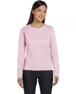 3588 LA T Ladies' Long-Sleeve T-Shirt PINK