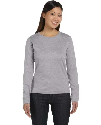 3588 LA T Ladies' Long-Sleeve T-Shirt HEATHER