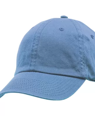 Bayside 3630 USA Made Washed Chino Dad Hat in Carolina blue