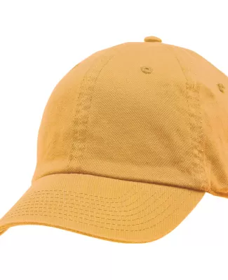 Bayside 3630 USA Made Washed Chino Dad Hat in Gold