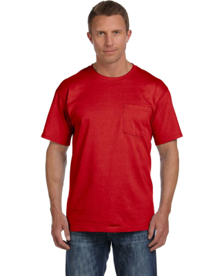 3930P Fruit of the Loom Adult Heavy Cotton HDT-Shi in True red