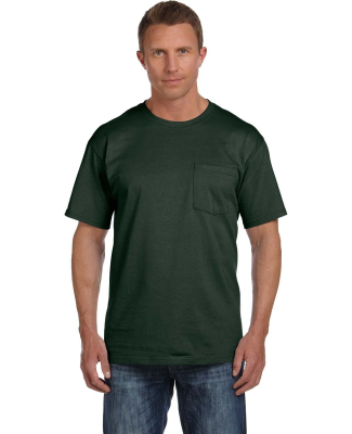 3930P Fruit of the Loom Adult Heavy Cotton HDT-Shi in Forest green