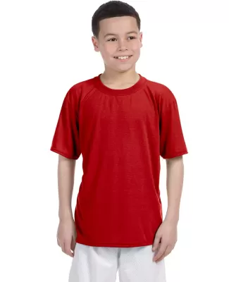 42000B Gildan Youth Core Performance T-Shirt in Red