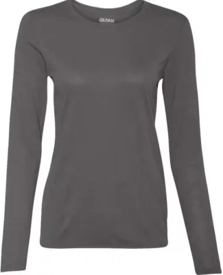 42400L Gildan Ladies' Core Performance Long Sleeve CHARCOAL