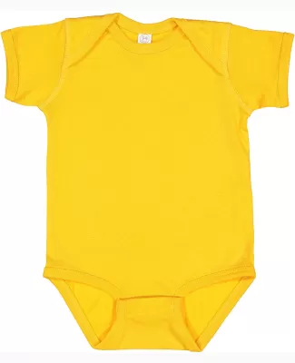 4424 Rabbit Skins Infant Fine Jersey Creeper in Gold