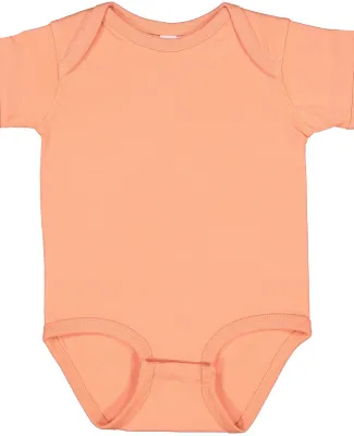 4424 Rabbit Skins Infant Fine Jersey Creeper in Sunset