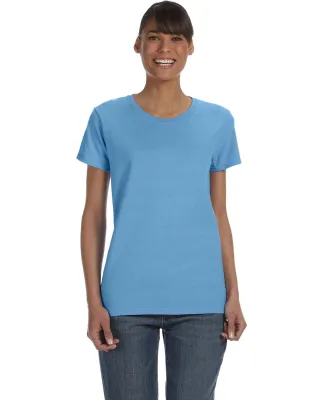5000L Gildan Missy Fit Heavy Cotton T-Shirt in Carolina blue