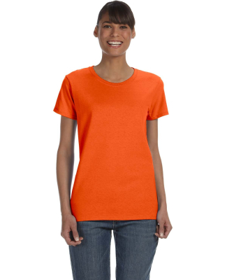 5000L Gildan Missy Fit Heavy Cotton T-Shirt in Orange