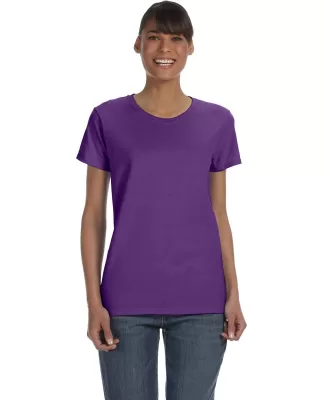 5000L Gildan Missy Fit Heavy Cotton T-Shirt in Purple