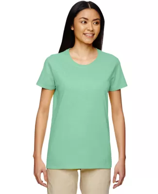 5000L Gildan Missy Fit Heavy Cotton T-Shirt in Mint green