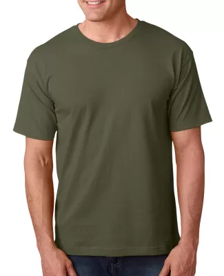 5040 Bayside Adult Short-Sleeve Cotton Tee in Olive