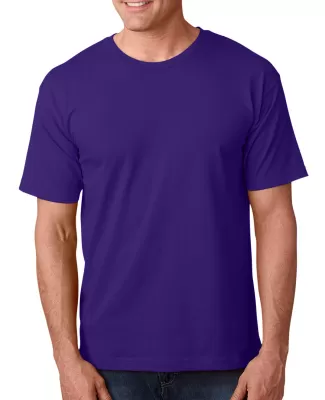 5040 Bayside Adult Short-Sleeve Cotton Tee in Purple