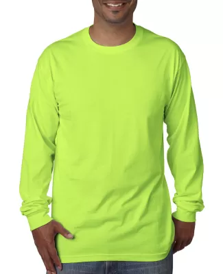 5060 Bayside Adult Long-Sleeve Cotton Tee in Lime
