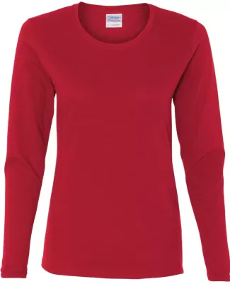 5400L Gildan Missy Fit Heavy Cotton Fit Long-Sleev RED